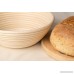 BabyFoxy 7 Round Brotform Banneton Bread Proofing Baskets Dough Rising Rattan Bread Bowl with Liner - B071HL6K1J